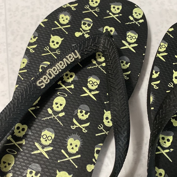 HAVAIANAS FROM BRASIL / MENS SIZE 11 / NEW / GLOW IN THE DARK - Picture 3 of 5